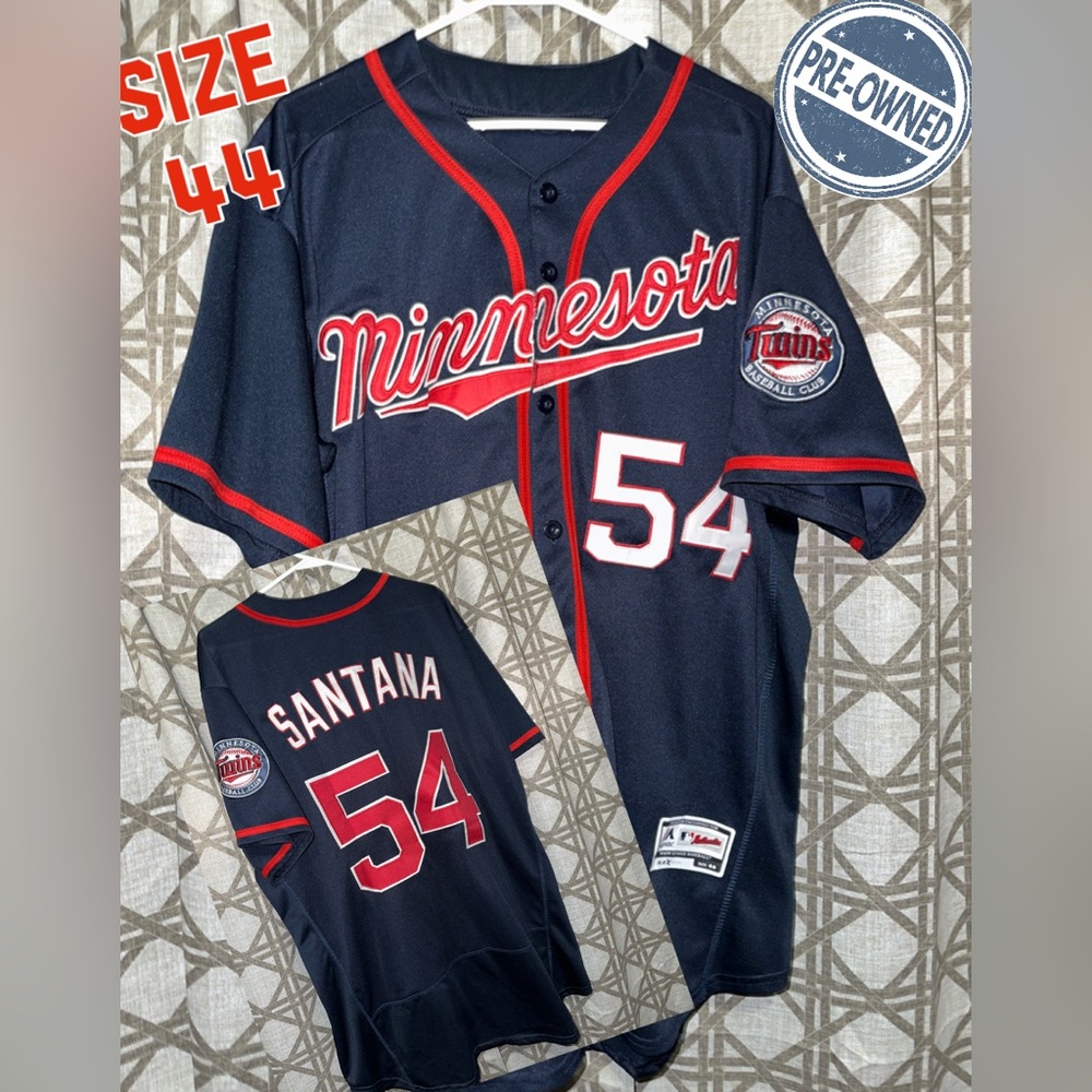 Ervin Santana Authentic STITCHED Minnesota Twins SIZE 44